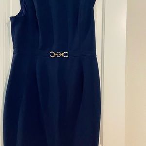 Navy blue dress
